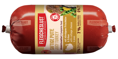 Thumbnail 3: Fleischeslust Saftige Pute mit körnigem Frischkäse & Erbse für Junioren 15 x 200 g