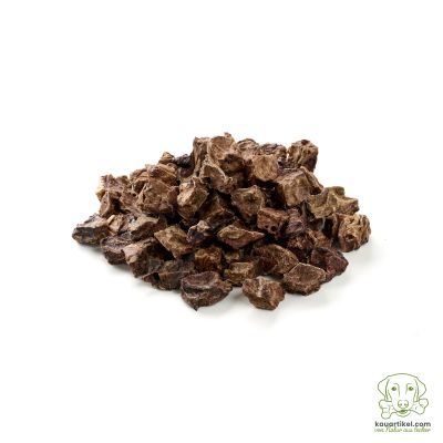 kauartikel.com Hirsch-Lungen-Würfel - Hunde-Kauartikel - Hunde-Snack - Hypoallergen-Kausnack - Wild-Leckerli - Trainingssnack