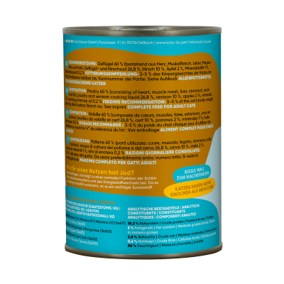 Thumbnail 2: Lucky Lou® Lucky Lou® Lifestage Adult Geflügel & Hirsch 400g