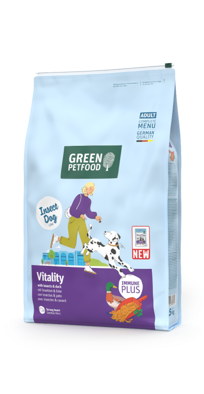 Green Petfood Vitality with Insects & Duck 7,5kg