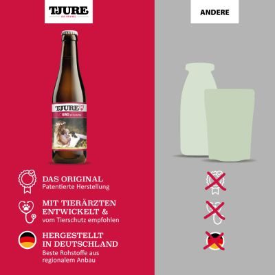 Thumbnail 11: TJURE TJURE Hund - Kalb mit Beeren 220 ml Flasche 12er Pack