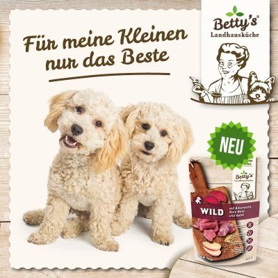 Thumbnail 5: Betty's Landhausküche Nassfutter für Hunde Lamm mit Buchweizen 20x 125g im Frischebeutel
