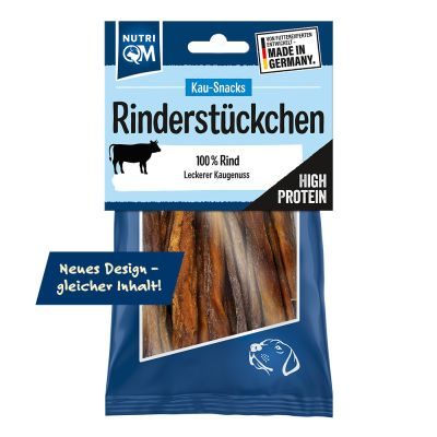 NutriQM Naturals Rinderstückchen 5 x 50g