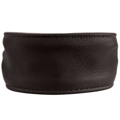 HUNTER Ergonomisches Halsband Arvika L (65), schwarz/cognac