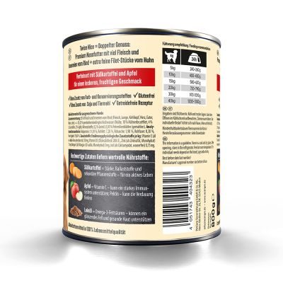 Thumbnail 3: NutriQM NutriQM Twice Nice Rind & Hühnerbrustfilet 6 x 800g