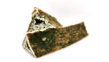 Kaureks Natur Hundeleckerlies Dreieckiger Kauriegel mit Forelle & Kräutern 12cm 6 Stk- Hunde-Kauartikel - Snack - Kausnack - Leckerli