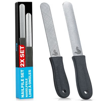 BluePet Krallenfeile 12cm Nagelfeile für Tiere: Begradigen, Abrunden & Entgraten nach dem Kürzen - Entfernt scharfe Kanten: Als Ergänzung zur Krallenschere