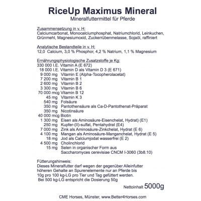 Thumbnail 2: CME Better 4 Horses Mineralfutter Pellets zu 100% bioverfügbar, optimale und vollumfassende Versorgung