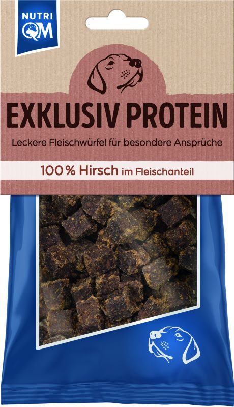 NutriQM Exklusiv Protein Hirsch 5x 100g