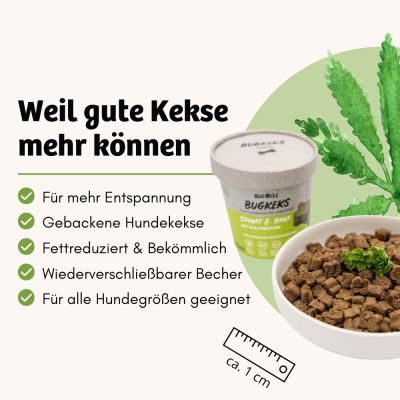 Thumbnail 4: BugBell Hundekekse mit Insekten zur Entspannung