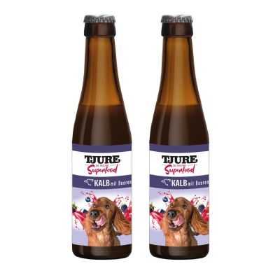 Thumbnail 6: TJURE TJURE Hund - Kalb mit Beeren 220 ml Flasche 12er Pack