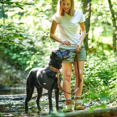 Thumbnail 12: HUNTER Halsband Tara XL (80), cognac/dunkelbraun