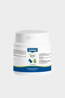 Thumbnail 2: Canina PETVITAL Biotin-Tabs Nahrungsergänzung für gesundes Fell bei Hunden & Katzen 100 g (ca. 50 Tabletten)