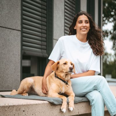 Thumbnail 6: HUNTER Faltbare Hunde-Reisedecke Seoul 96 x 70 cm, greige