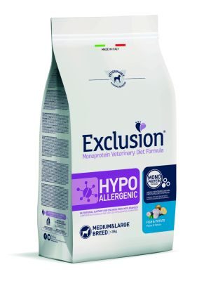 Bild 1 von 1: Exclusion Hypoallergenic Fisch & Kartoffel Medium & Large 12 kg