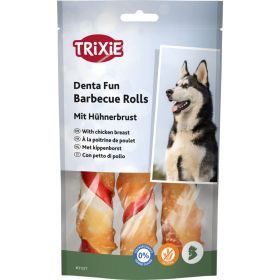 TRIXIE Denta Fun Barbecue Chicken Chewing Rolls