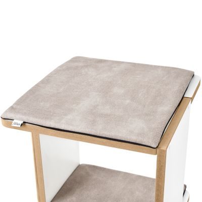 Thumbnail 6: stylecats® Kratzturm Tumba 3 Liegeflächen (M) 81 cm, weiß/grau/grau