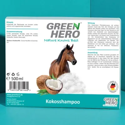 Thumbnail 4: Greenhero Pferdeshampoo Kokos