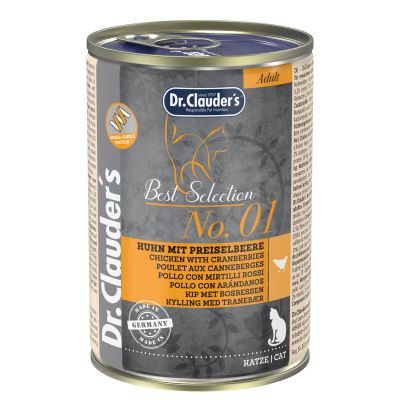 Dr.Clauder´s Best Selection Adult No1 Huhn mit Preiselbeeren 400g