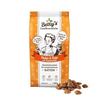 Thumbnail 2: Betty's Landhausküche Betty's Landhausküche für Katzen Trockenfutter Huhn & Ente 300g