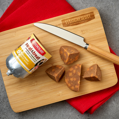 Thumbnail 3: Fleischeslust meat & treat Käsewurst (15x200 g) Trainingswurst