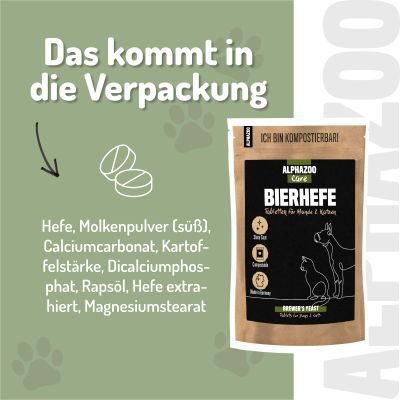 Thumbnail 4: ALPHAZOO Bierhefe Tabletten
