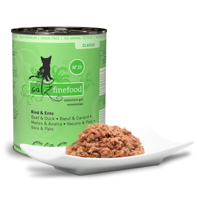 Thumbnail 4: catz finefood® catz finefood® Classic N° 23 - Rind & Ente 400g