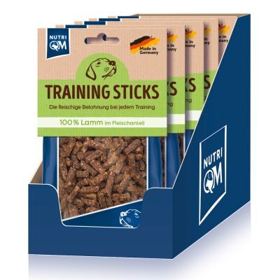 Thumbnail 2: NutriQM Training Sticks Lamm 5x 100g