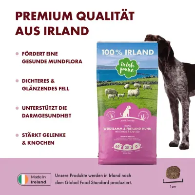 Thumbnail 4: Irish Pure Irish Pure - Lamm, Huhn + Gemüse & Kelp 100g