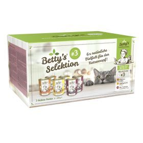 Betty's Landhausküche #3 Mix-Box - 3 Sorten Nassfutter für Katzen 6x 400g