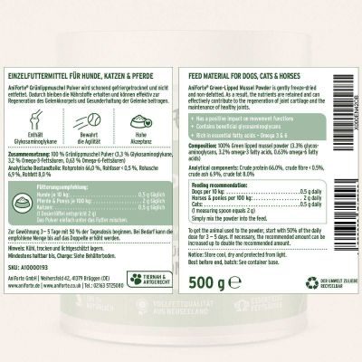 Thumbnail 5: AniForte Grünlippmuschel Pulver 100 g