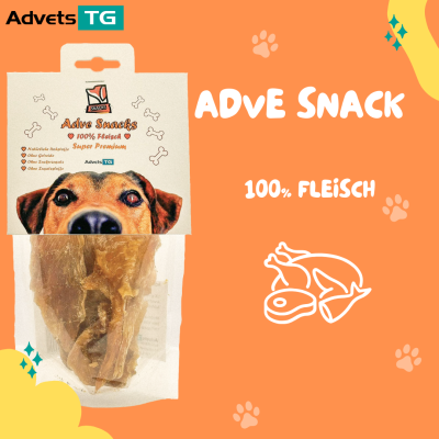 Thumbnail 2: Adve® Isy HUHN - Gesunde und Natürliche Hunde-Leckerlis - 100% Fleisch - wiederverschließbarer 100 g Beutel