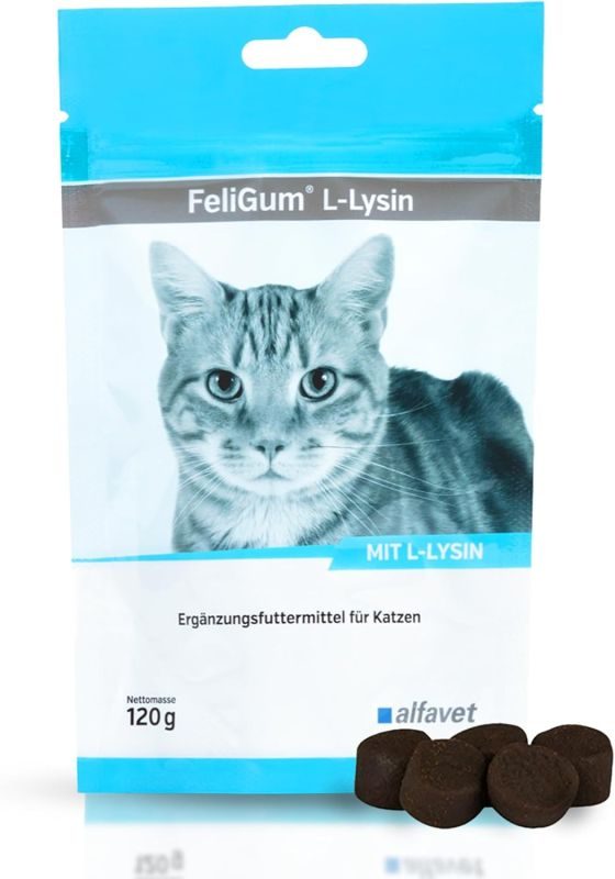 alfavet FeliGum L-Lysin 120 g