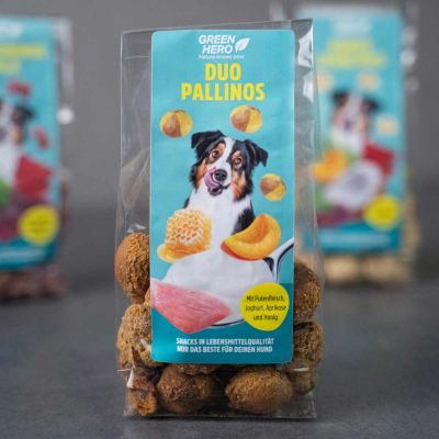 Thumbnail 6: Greenhero Green Hero Duo Pallinos Joghurt – natürlicher Hunde Leckerli
