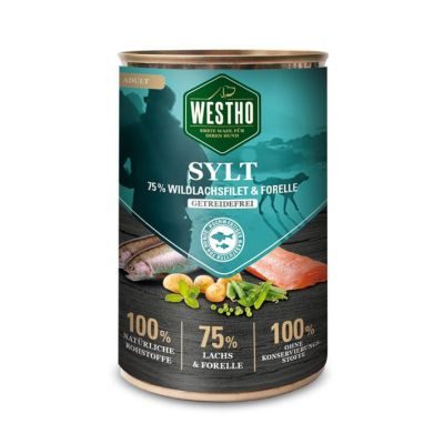 Thumbnail 4: WESTHO petfood Sylt mit 75 % Lachs & Forelle 6x400g