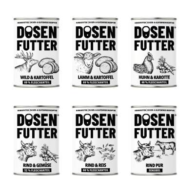 SCHNAUZE & CO. Testbox Dosenfutter®