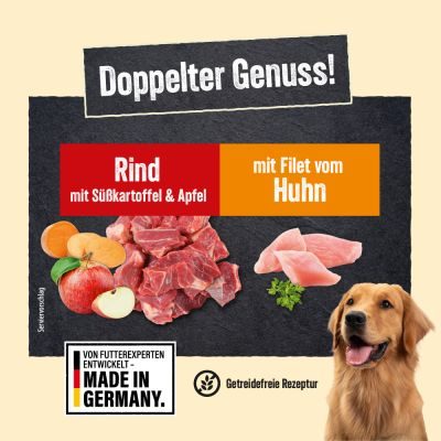 Thumbnail 2: NutriQM NutriQM Twice Nice Rind & Hühnerbrustfilet 6 x 800g