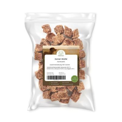 Thumbnail 2: kauartikel.com Kamel-Würfel - hypoallergener Hunde-Kauartikel - Hunde-Snack - Kausnack - Leckerli - Trainingssnack