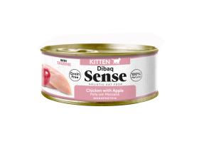 Dibaq Sense Nassfutter getreidefrei Kitten Huhn mit Apfel Monoprotein 70g