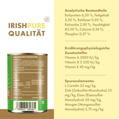 Thumbnail 8: Irish Pure Nassfutter Irisches Huhn mit Gemüse & Kelp-Alge, Senior