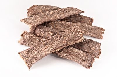 Bild 1 von 1: mascota vital Pferdetrockenfleisch, Kausnack für Hunde, 100 g