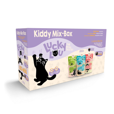 Lucky Lou® Lucky Lou® Lifestage Kitten Kiddy Mix-Box 12er-Pack 1,5kg