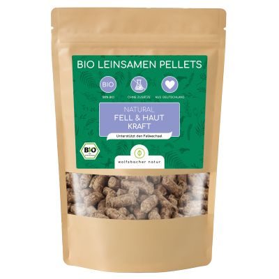 Wolfsbacher Natur Bio Leinsamen Pellets