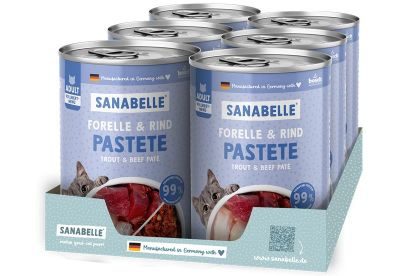 Sanabelle Sanabelle Nassfutter mit Forelle & Rind 8 x 400g