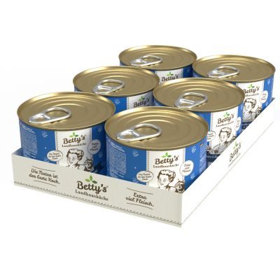 Thumbnail 3: Betty's Landhausküche Katzennassfutter Huhn & Forelle mit Borretschöl 12x 200g