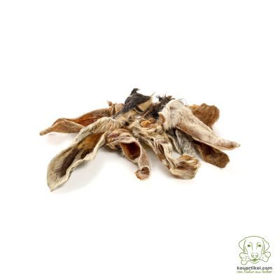 kauartikel.com Lamm-Ohren mit Fell - hypoallergener Hunde-Kauartikel - Hunde-Snack - Kausnack - Leckerli