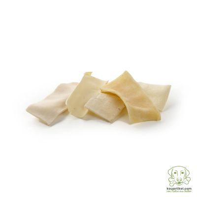 Thumbnail 1: kauartikel.com Büffel-Kauchips, weiß - Hunde-Kauartikel - Hunde-Snack - Büffel-Kausnack - Leckerli vom Rind