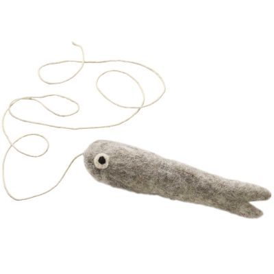Thumbnail 1: stylecats® Katzenspielzeug Toller Hecht mit Schnur grau 3 cm