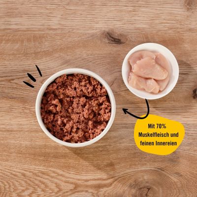 Thumbnail 5: Dogs'n Tiger Adult, Senior, Premium Katzenfutter, Labsal, Nassfutter, Getreidefrei, Huhn, 6x 200g