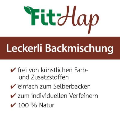 Thumbnail 4: Fit-Hap Backmischung Leckerli 180 g – Selbstgebackene Tierkekse mit 100 % natürlichen Zutaten